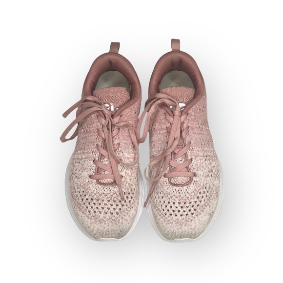 APL 𖤐  Limited Edition Techloom Pro Running Sneakers 𖤐 Gradient Pink Ombré 8M - Picture 12 of 16